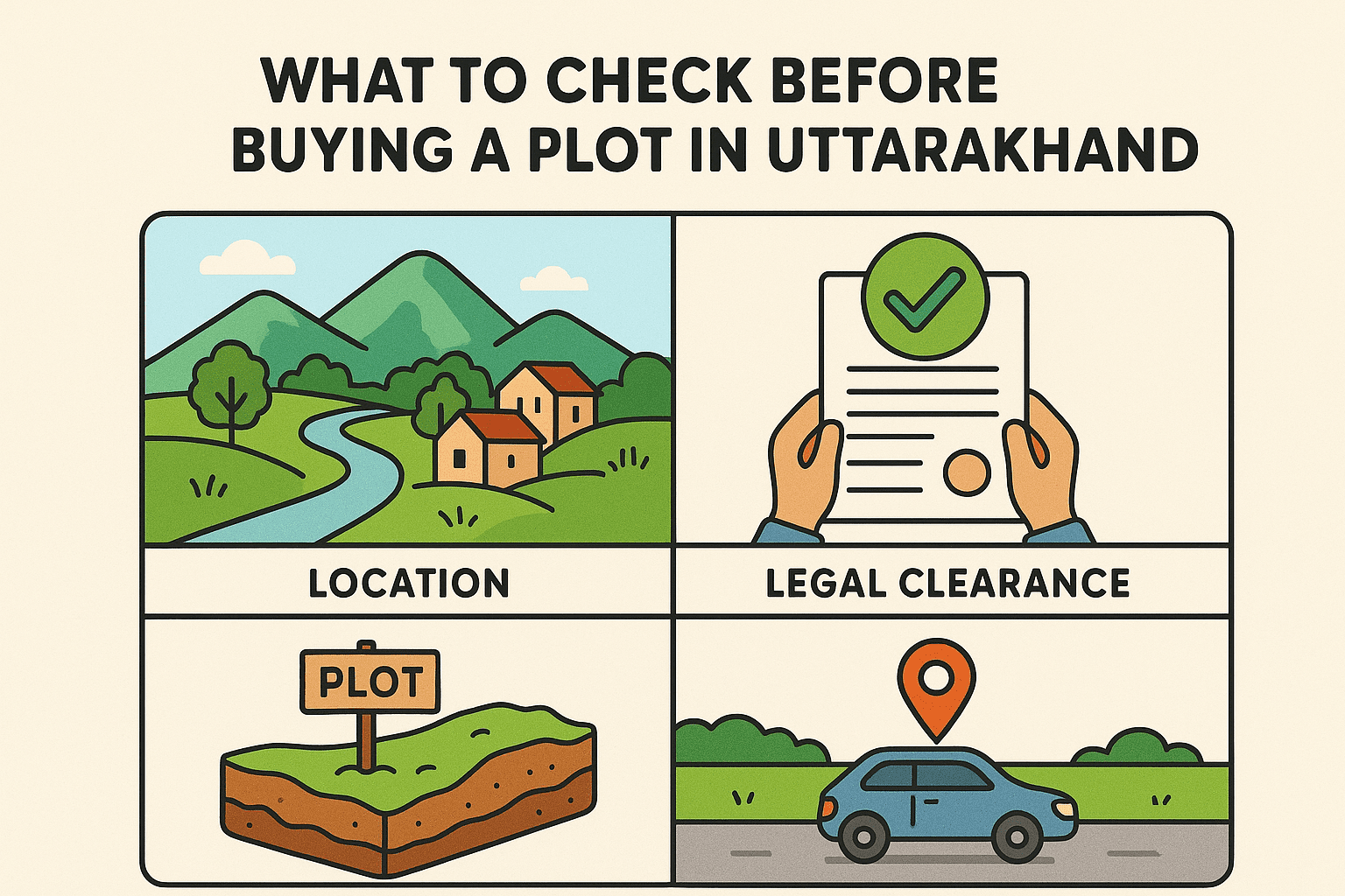 What to Check Before Buying a Plot in Uttarakhand